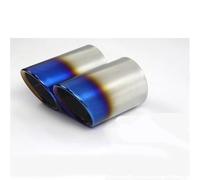Exhaust Pipe For BMW For X1 F48 2016-2023 Car Muffler Exterior Back End Pipe Dedicate Exhaust Tip Tail Exhaust Tips Muffler(Blue 2pcs)