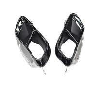 Exhaust Pipe For BMW G05 X5 G06 X6 G07 X7 2019-2024 Exhaust Pipe Upgrade Black Square Port Stainless Steel Muffler Tip Nozzle Car End Pipes(Black B)