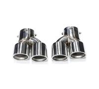 Exhaust Pipe For BMW G23 M440i G20 G21 M340i G42 M240i 2021 2022 Dual Exhaust For MPE Exhaust Nozzle Muffler Carbon Fiber Exhaust Tip(Silver)