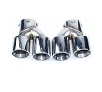 Exhaust Pipe For BMW M240i M340i M440i G20 G21 G23 G42 Black Muffler Exhaust Pipe Tip Nozzle Exhaust Head Carbon Fiber Tailpipe(A)