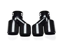 Exhaust Pipe For BMW M240i M340i M440i G20 G21 G23 G42 Black Muffler Exhaust Pipe Tip Nozzle Exhaust Head Carbon Fiber Tailpipe(E)