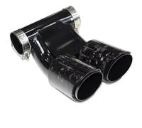 Exhaust Pipe For Cayman For Boxster muffler 718 exhaust pipe upgrade carbon fiber tailpipe tip nozzle Tail Pipe(H)