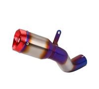 Exhaust Pipe For CBR1000 2008-2019 Motorcycle Middle Tail Link Pipe Exhaust Carbon Muffler Connect Original Position(Red)