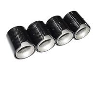 Exhaust Pipe For M2 F87 M3 F80 M4 F82 F83 For Mperformance Car Muffler Tail Pipe Upgrade 4 PCS Carbon Fiber Tail Pipe(Beige)