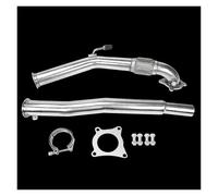 Exhaust Pipe For MK5 MK6 For VW For GOLF For GTI For JETTA 3'' For A3 2.0T DECAT Turbo Catless Downpipe Exhaust Tail Throat