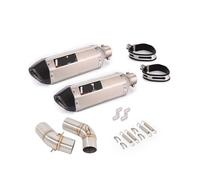 Exhaust Pipe For Monster 696 695 795 796 1100 All Year Motorcycle Exhaust Mid Link Pipe Slip On Left & Right Muffler Connect DB Killer