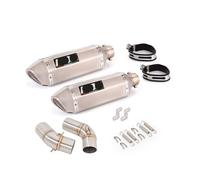 Exhaust Pipe For Monster 696 695 795 796 1100 All Year Motorcycle Exhaust Mid Link Pipe Slip On Left & Right Muffler Connect DB Killer