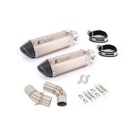 Exhaust Pipe For Monster 696 695 795 796 1100 All Year Motorcycle Exhaust Mid Link Pipe Slip On Left & Right Muffler Connect DB Killer