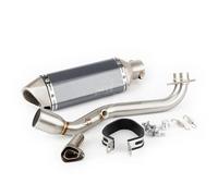 Exhaust Pipe For Suzuki Burgman 400 2006-2016 Skywave 400 AN400 Escape Slip-on Motorcycle Exhaust Muffler With Header Link Pipe Muffler Exhaust(Color 1)