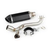 Exhaust Pipe For Suzuki Burgman 400 2006-2016 Skywave 400 AN400 Escape Slip-on Motorcycle Exhaust Muffler With Header Link Pipe Muffler Exhaust(Color 7)