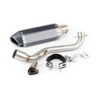 Exhaust Pipe For Suzuki Burgman 400 2006-2016 Skywave 400 AN400 Escape Slip-on Motorcycle Exhaust Muffler With Header Link Pipe Muffler Exhaust(Color 6)