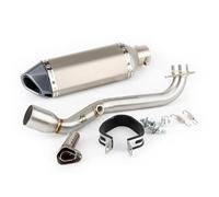 Exhaust Pipe For Suzuki Burgman 400 2006-2016 Skywave 400 AN400 Escape Slip-on Motorcycle Exhaust Muffler With Header Link Pipe Muffler Exhaust(Color 3)