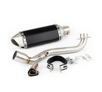 Exhaust Pipe For Suzuki Burgman 400 2006-2016 Skywave 400 AN400 Escape Slip-on Motorcycle Exhaust Muffler With Header Link Pipe Muffler Exhaust(Color 2)
