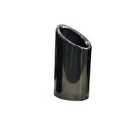 Exhaust Pipe For VW For Golf 6 7 Mk6 For Mk7 For Lavida For Bora For Sagitar For Tiguan For Scirocco 1.4T Exhaust Muffler Stainless Steel Tip Exhaust Tips Muffler(Black 1pc)
