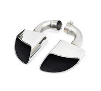 Exhaust Pipe For Vw For Touareg V6 V8 W12 2012-2017 Stainless Steel Muffler Tip Square Silver Tailpipe Tailpipe Tip