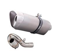 Exhaust Pipe For ZX6R For ZX636 2009-2017 Motorcycle Exhaust Middle Link Pipe 51mm For Escape Moto DB Killer Motorcycle Exhaust Vent Link Pipe