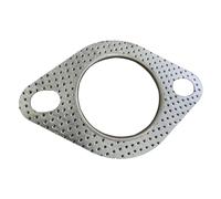 Exhaust Pipe Gasket | Replacement Exhaust Flange Gasket Sealing Pad | High Temperature Graphite 2-Bolt Interface Gasket for Exhaust Pipes Down Pipe, Automobile Modification Parts