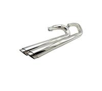 Exhaust Pipe Motorcycle Duals Exhaust Muffler For Steed For Shadow VT400 VT600 VLX400 VLX600 VT400C VT 400 VT600C VLX 600