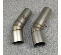 Exhaust Pipe Motorcycle Exhaust Middle Pipe For Ducati 848 Muffler Link Round Slip-On Connector Connection Silencer Motorbike