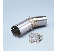Exhaust Pipe Motorcycle Exhaust Middle Pipe For Ducati 959 Panigale Slip On Lin Es&cape Muffler Mid Tube Connector 60mm Connection Silencer Motorbike