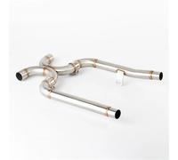 Exhaust Pipe Motorcycle Exhaust Pipe For Bonneville T120 T100 For Euro 5 2021-2024 L-X Pipe T120 Exhaust Middle Link Pipe Muffler Silencer Exhaust Silencer