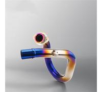 Exhaust Pipe Motorcycle Exhaust Pipe Muffler For SUZUKI DR-Z400 DRZ400 DRZ-400 SM S E 2000-2022 Es&cape 51mm Slip On Front Link Tube Connection Silencer Motorbike(Color 4)