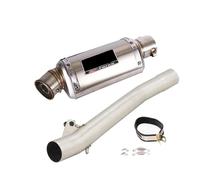 Exhaust Pipe Motorcycle Mid Link Tube System Slip On Muffler Vent Tip DB Killer For Suzuki For Bandit 600 GSF600(310mm)