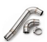 Exhaust Pipe Motorcycle Middle Pipe For Benelli 302 BN302 Tornado 302R R BN Exhaust Connect Midpipe Link Mid Tube Slip On Connection Silencer Motorbike