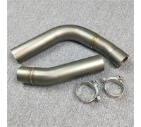 Exhaust Pipe Motorcycle Middle Pipe For YZF R1 YZFR1 YZF-R1 R 1 2009-2014 Link Exhaust Slip On Midpipe Round Muffler Connection Silencer Motorbike