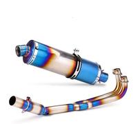 Exhaust Pipe Motorcycle Muffler Motorcross Slip On Modified Tube Stainless Steel Catalyst For KYMCO AK550 AK 550 51mm Link