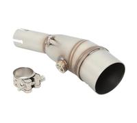 Exhaust Pipe Motorcycle Slip On Exhaust Middle Pipe For For Forza 300 350 2018-2022 Es&cape System Modifed 51mm Muffler Mid Link Tube Connection Silencer Motorbike(Color 2)