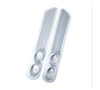Exhaust Pipe Muffler 2Pcs/Set Auto Accessories Accessory ABS Rubber Dummy Dual Exhaust Pipe Stickers Car Exhaust Muffler Tip Pipe Tail Muffler Sound Exhaust Tailpipes( 3)