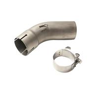 Exhaust Pipe Muffler Motorcycle Accessories 1x Piece Exhuast Middle Link Pipe Connect 51mm Escape Exhaust Muffler For ZX4R ZX4RR 2023