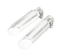 Exhaust Pipe Muffler Slip-On Exhaust Short Slip Ons Mufflers With DB Killer Silencer For Scout Bobber Sixty For Rogue Twenty 2015-2023(Silver No muffler)
