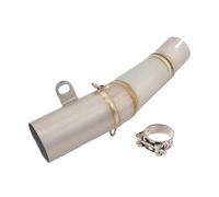 exhaust pipe muffler tip Motorcycle Exhaust Escape Modify Middle Link Pipe Connect 60mm Muffler Slip On For YZF R6 R 6 2006-2023