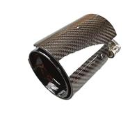 Exhaust Pipe One Piece Black For M2 For M3 For M4 For M5 Carbon Pattern Exhaust Tips For Bmw F87 F80 F82 F83 F90 Tail Pipe(IN 70 OUT 105 MM)