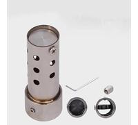 Exhaust Pipe Protection End DB Killer 20mm 25mm 30mm For Motorcycle Exhaust Muffler Silencer Noise Sound(Silver-20mm)