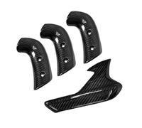 Exhaust Pipe Protector For Carbon Fiber Right Side Cover Exhaust Cover Heat Shield Protection Motorcycle Modified Parts Gloss(2)