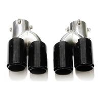 Exhaust Pipe Quad Carbon Fiber Exhaust Tip For BMW G20 G21 M340i M240i G42 M440i Exhaust Muffler Tip Tailpipe Exhaust(Carbon Fiber D)