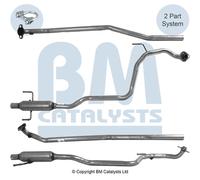 Exhaust Pipe Rear BM50573 BM Catalysts 1741040110 1741040111 1741040113