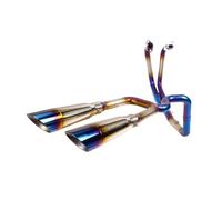 Exhaust Pipe Silencer Slip On For R25 R3 Full Motorcycle Exhaust Double Muffler With Front Middle Link Pipe Motorcycle Exhaust Muffler Baffle