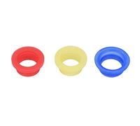 Exhaust Pipe Silicone Gasket Set High Temperature Resistant Flexible Durable RC Car Parts for HSP 1/8 Nitro RC Cars 3PCS Colorful Gaskets