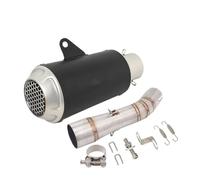 Exhaust Pipe Slip On Motorcycle Exhuast Escape Modified Muffler With Stainless Steel Middle Link Pipe Silencer For 502 502C