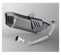 Exhaust Pipe Slip On Muffler Exhaust Escape Motorcycle Front Link Pipe With Sensor For PCX125 PCX150 2021 2022 2023 2024(F)