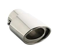 Exhaust Pipe Tail Muffler Exhaust Tip Pipe Silver Car Accessories For Lexus For CT IS LX GS LF-SA UX RC For ES RX NX LS LF-1 LC For ES330 IS350 GS430 Tail Throat(Silver B)