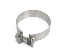 Exhaust Pipe Tail Throat Butt Joint Exhaust Clamp 2" 2.25" 2.5" 2.75" 3" 3.5" 4" 5" For Pipe Muffler Elbow Tubing Connection(5 Inch)