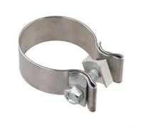 Exhaust Pipe Terminal 66.5mm for BMW 3er 5er - Butt Joint Coupler with Band Clamp Fixing Kit