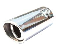 Exhaust Pipe Tip Car Auto Muffler Steel Stainless Trim Tail Tube For Mercedes W205 Car Tailpipe(Oblique mouth)