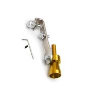 exhaust pipe Universal Car Turbmuffler Sound Simulator S/M/L/XL Car Turbo Sound Whistle Vehicle Refit Device Exhaust Pipe Turbo Sound Whistle(Gold S)