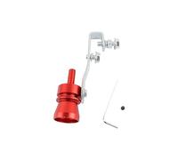 exhaust pipe Universal Motorbike Car Exhaust Fake Turbo Whistle Pipe Sound Muffler Blow Off Valve Simulator Whistler(Red M)